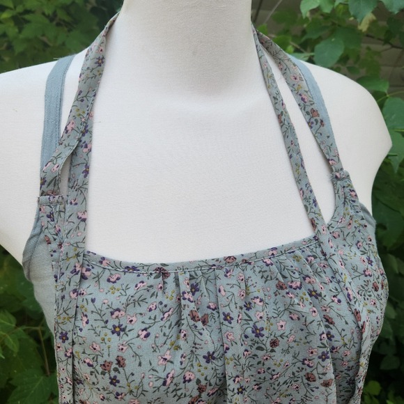 Y2k myth nyc floral tank fairy core renfaire small enchanted vintage top - Picture 7 of 9